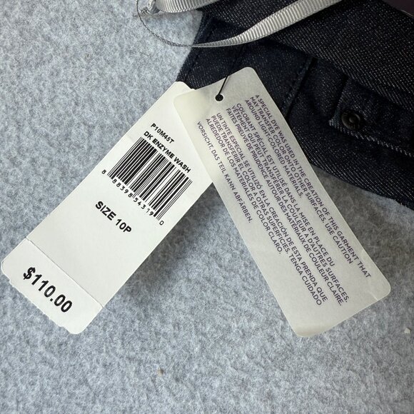 NYDJ Dark Wash Blue Clarissa Ankle Slim Leg Denim Jeans Lift Tuck Size 10 Petite - Picture 15 of 16